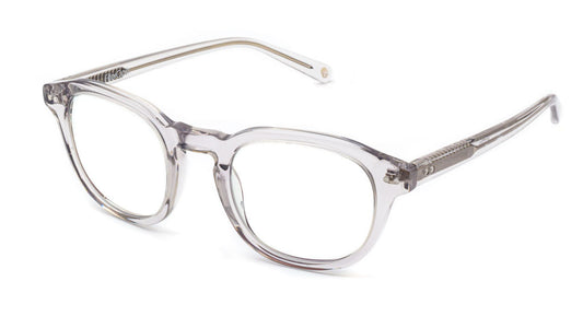 Acero Mist Clear computer glasses viewed from side