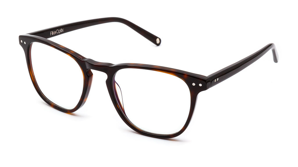 Yama Tortoise computer glasses viewed from side